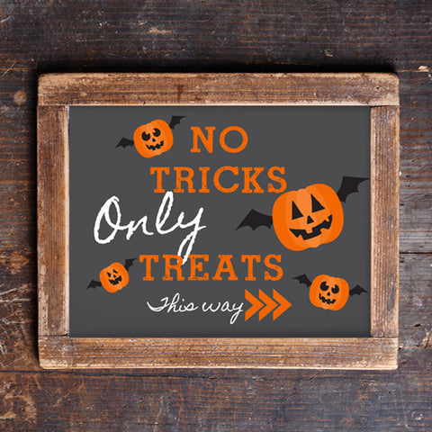 Halloween Party Door Sign