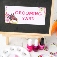 Horse Party Activity Signs