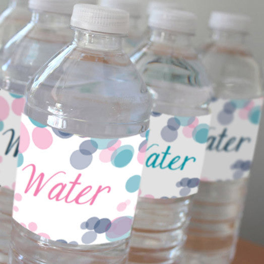 Personalized Simple Water Bottle Labels