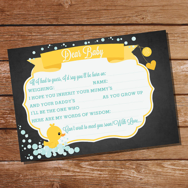 Unisex Rubber Duck Baby Shower Game – Sunshine Parties