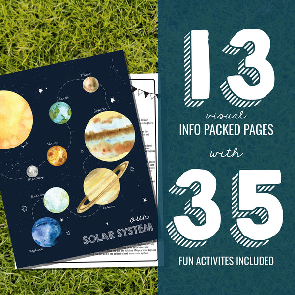 solar system infographic fourth graders