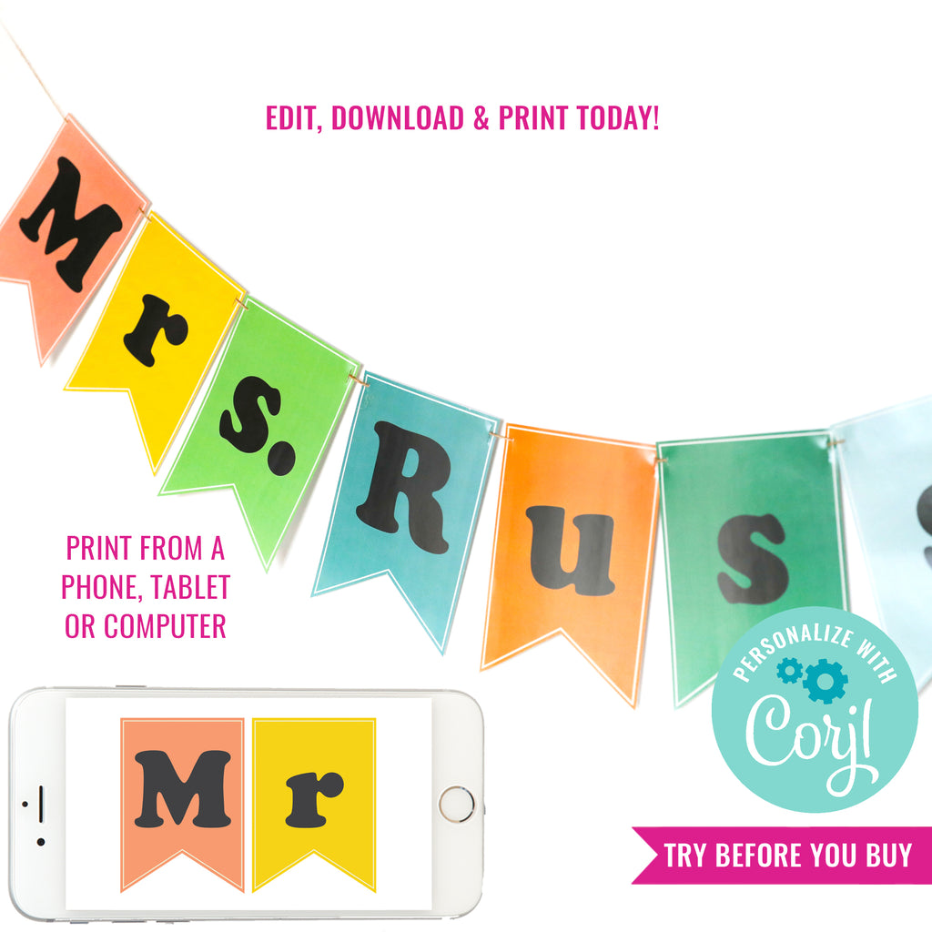 classroom-teacher-name-banner-editable-classroom-banner-printable-sunshine-parties for Downloadable Free Printable Classroom Decorations For Teachers Classroom Teacher Name Banner | Editable Classroom Banner | Printable – Sunshine Parties for Downloadable Free Printable Classroom Decorations For Teachers