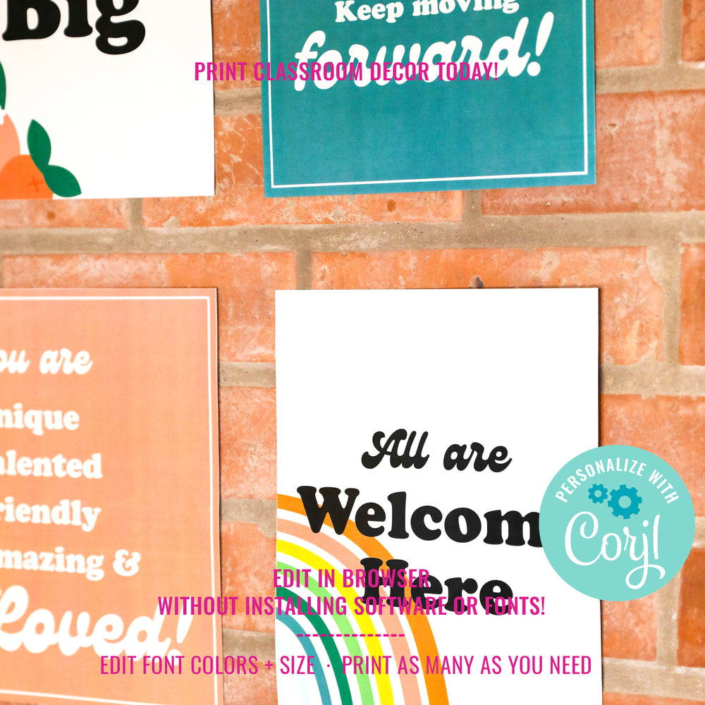 Classroom Motivational Poster | Classroom Poster for Kids | Printable – Sunshine Parties classroom-motivational-poster-classroom-poster-for-kids-printable-sunshine-parties