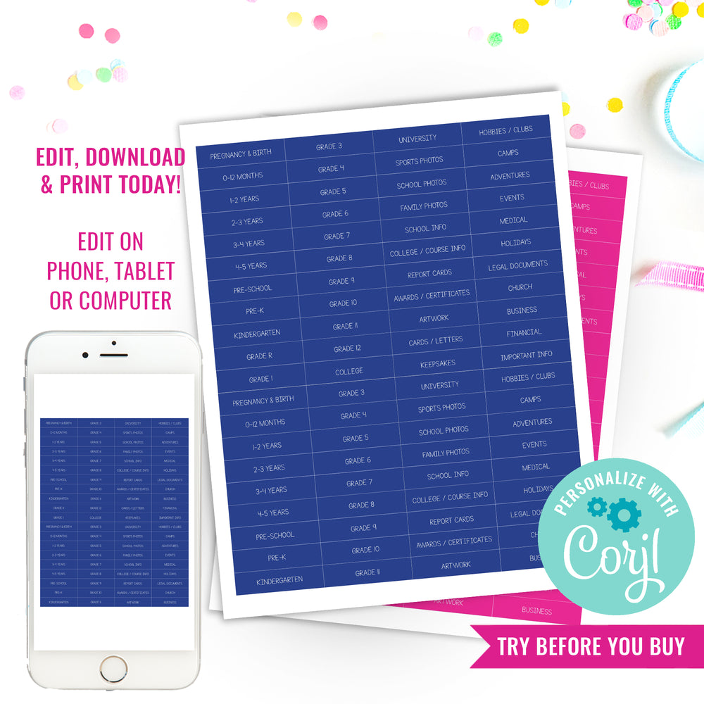 school-file-folder-labels-printable-milestone-tote-labels-printabl-sunshine-parties for Editable Free Printable File Folder Labels School File Folder Labels - Printable Milestone tote Labels - Printabl – Sunshine Parties for Editable Free Printable File Folder Labels