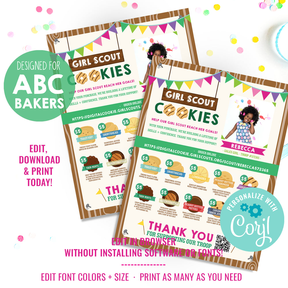 Cookie Sale Girl Scout / Cookies Scouts - Vinyl Banner - Sign - Free  Overnight Shipping