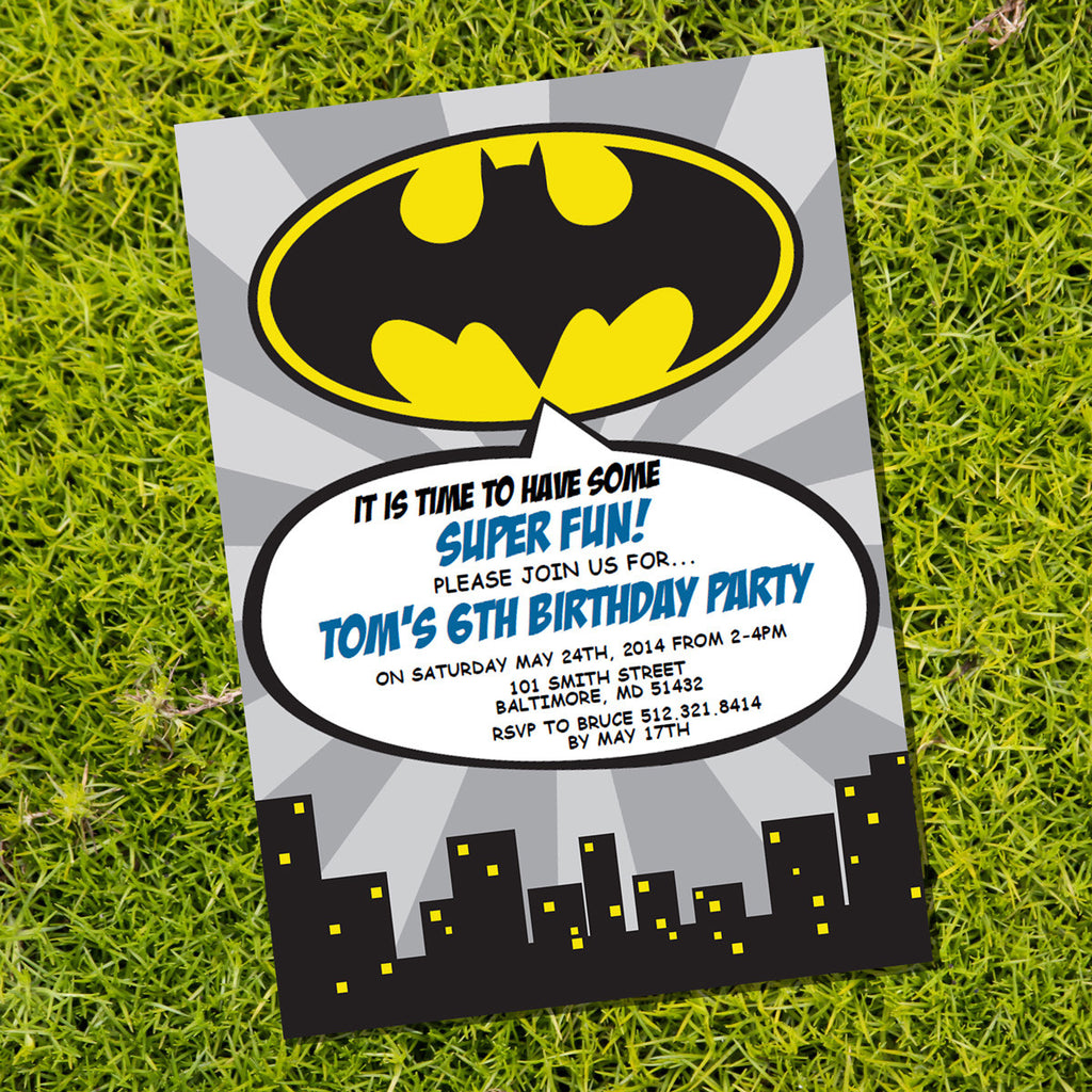 Superhero Party Invitation for a Boy | Printable Invite – Sunshine Parties superhero-party-invitation-for-a-boy-printable-invite-sunshine-parties