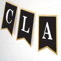 Black and Gold Graduation Party Decorations Set | Graduation Party Decor