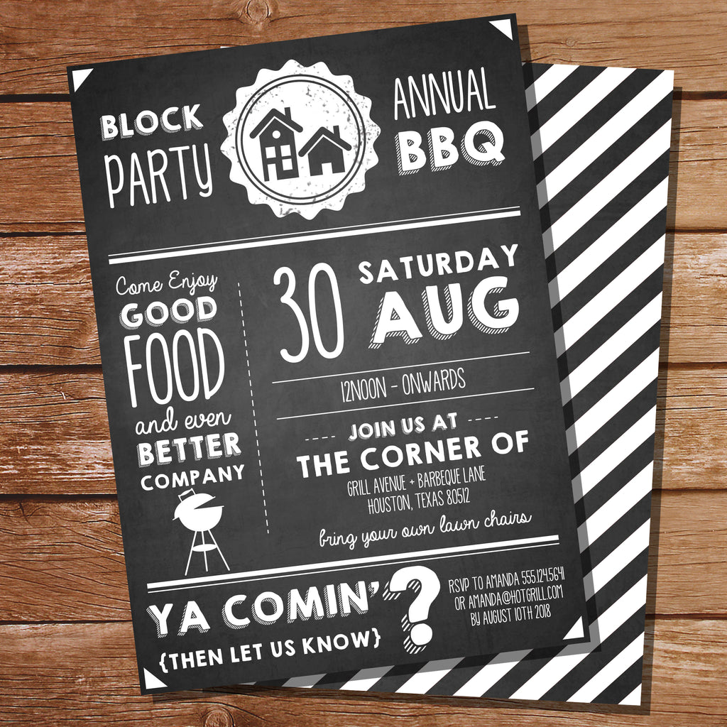 Block Party BBQ Invitation | Street Party Invitation – Sunshine Parties block-party-bbq-invitation-street-party-invitation-sunshine-parties