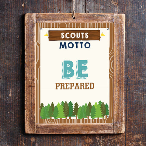 Boy Scout Motto Poster