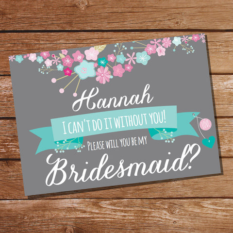 Bridesmaid Invitation | Will you be my Bridesmaid