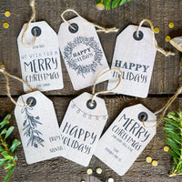 Christmas Kraft Tags | Personalized Christmas Labels
