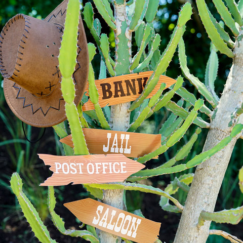 Cowboy Party Ideas Signage