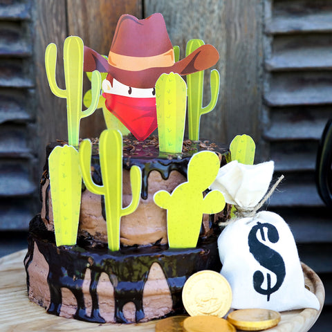 Party Ideas for Cowboy Cake Topper