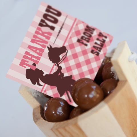 Cowgirl Birthday Party Favor Tags