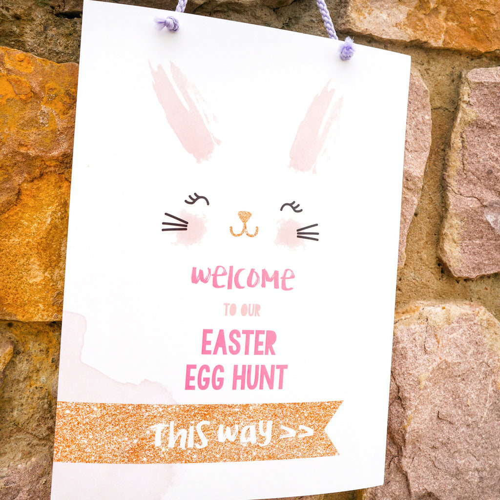 Easter Egg Hunt Welcome Sign