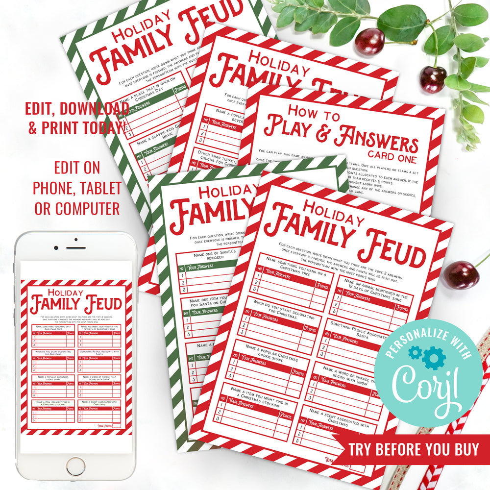 family-feud-christmas-game-holiday-family-game-family-feud-table-g-sunshine-parties for Christmas Family Feud Free Printable Family Feud Christmas Game | Holiday Family Game | Family Feud Table G – Sunshine Parties for Christmas Family Feud Free Printable