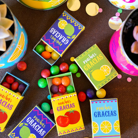 Fiesta Matchbox Favors | Mexican Fiesta Party Favors