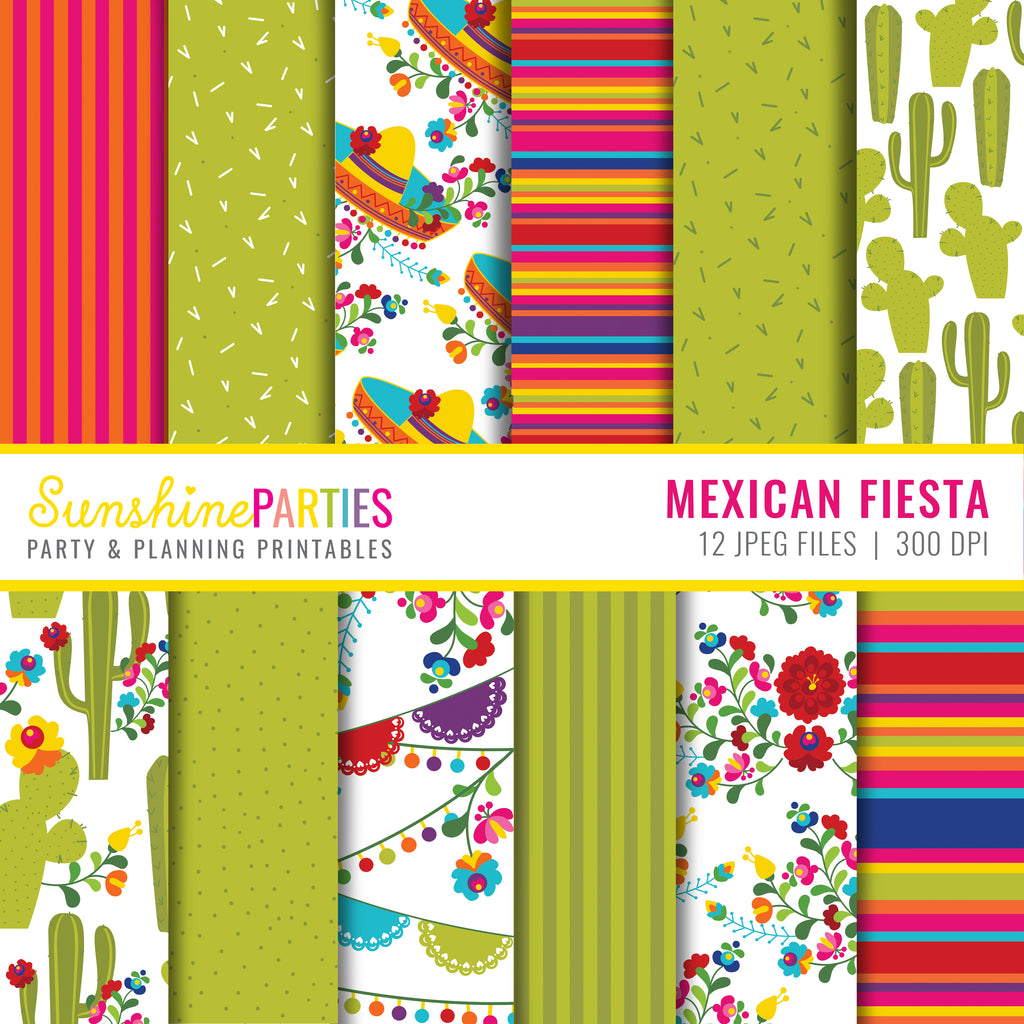 Fiesta Digital paper Set