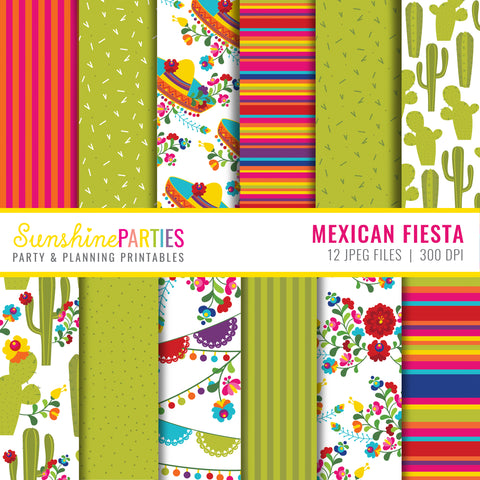 Fiesta Digital paper Set