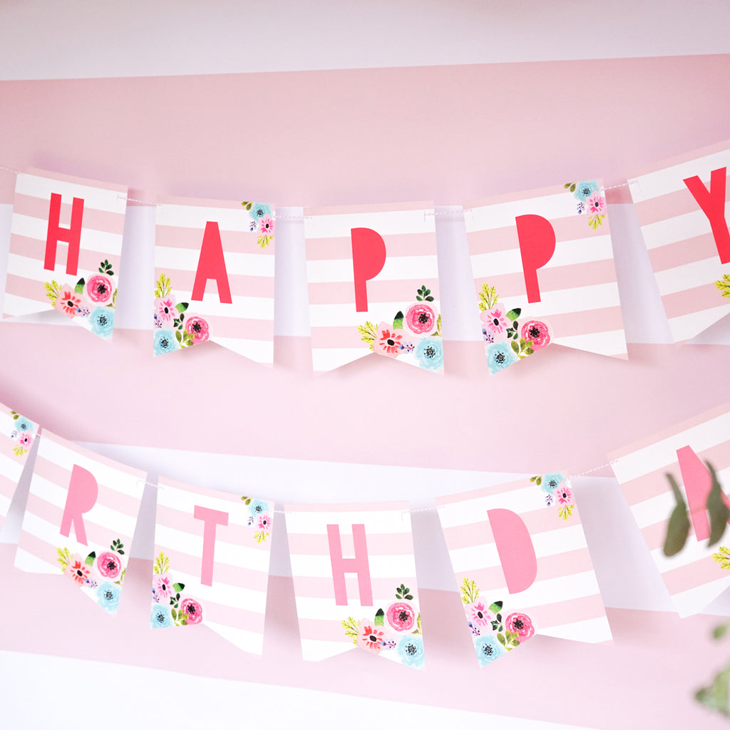 Flamingo Party Banner