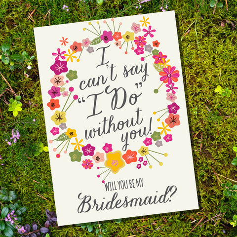 Will you be my Bridesmaid Invitation Card