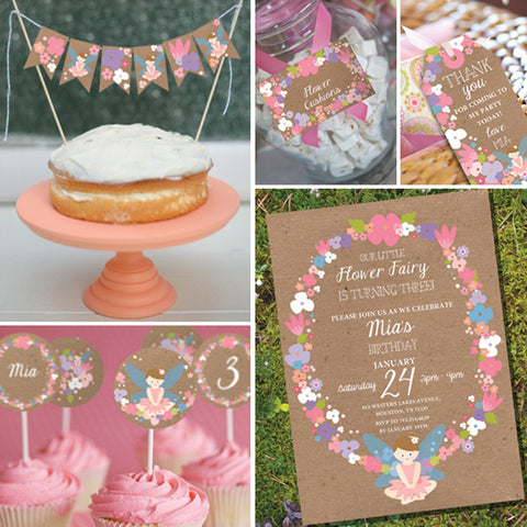 Flower Fairy Party Decorations 