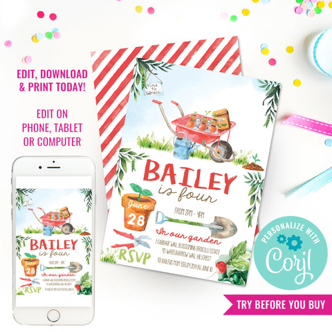 Garden Party Invitation