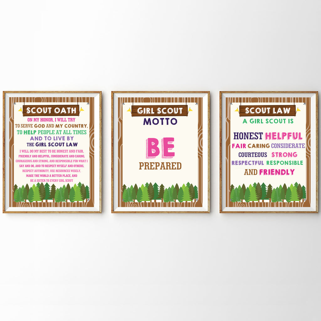 Girl Scout Poster Set