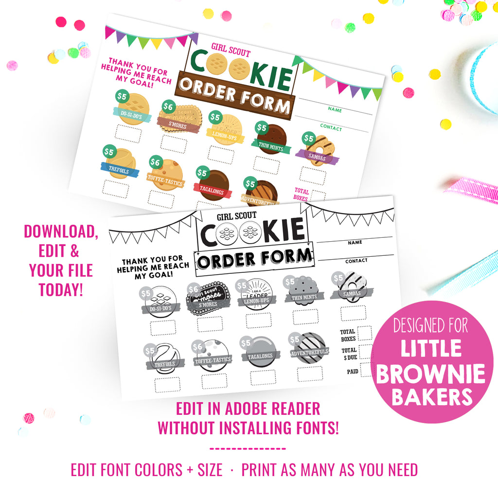 girl-scout-cookie-printables-lbb-girl-scout-cookie-seller-order-form-sunshine-parties for Printable Cookie Order Form Template Free Girl Scout Cookie Printables | LBB Girl Scout Cookie Seller Order Form – Sunshine Parties for Printable Cookie Order Form Template Free