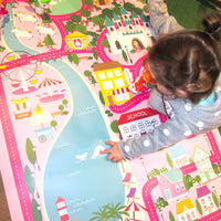 Girls Activity Mat Game | Village Activity Mat for Playtime