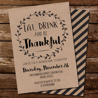Kraft Thanksgiving Invitation