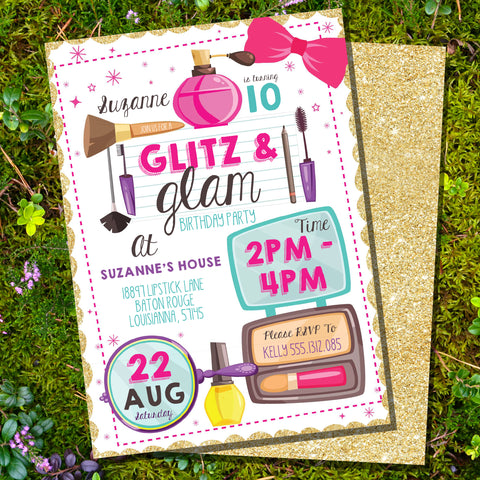 Glitz And Glam Party Invitation