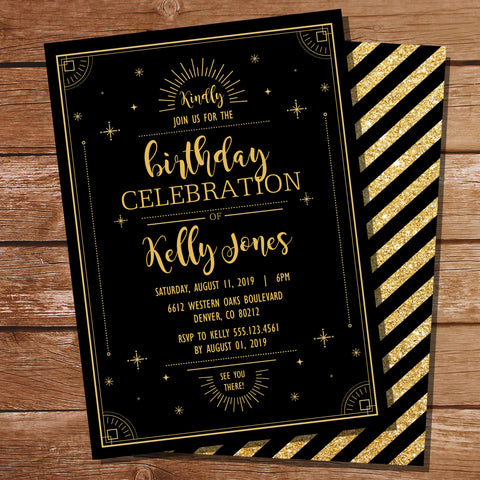 Glitz and Glam Party Invitation