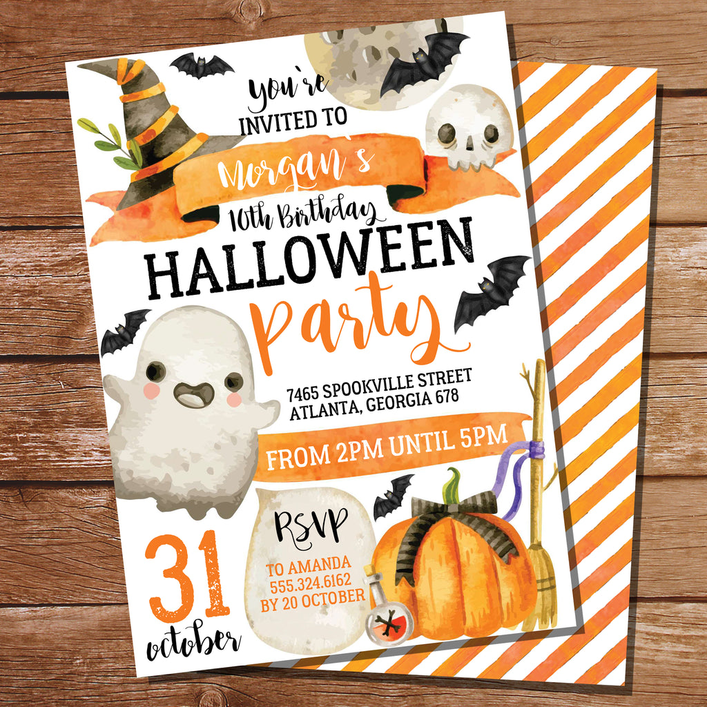 Halloween Party Invitation | Kids Halloween Birthday Invitation – Sunshine Parties halloween-party-invitation-kids-halloween-birthday-invitation-sunshine-parties