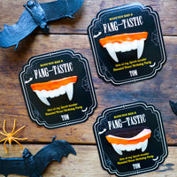 Halloween Haunted House Favor Tag