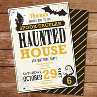 Haunted House Editable Party Invitation