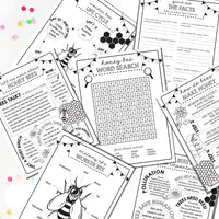 Bee Educational Sheets