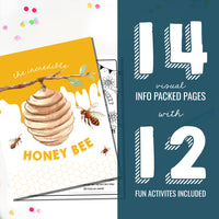 Kids Honey Bee Activity Sheets 