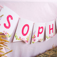 Horse Party Birthday Banner