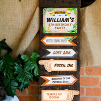 Explorer Party Directional Sign