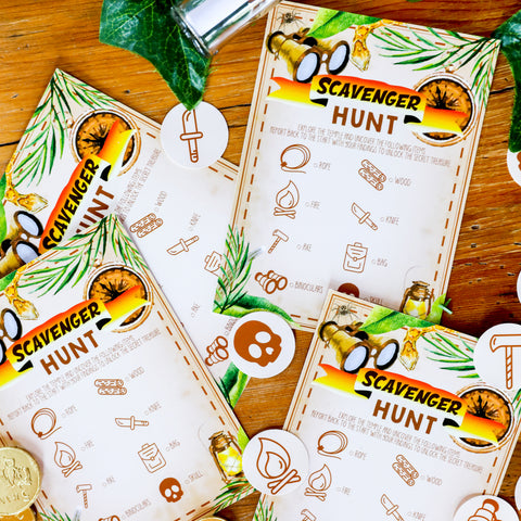 Adventure Party Printable Scavenger Hunt