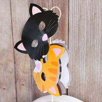 Cat Party Printable Masks
