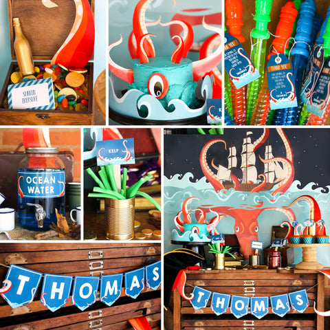 Kraken Party Decor