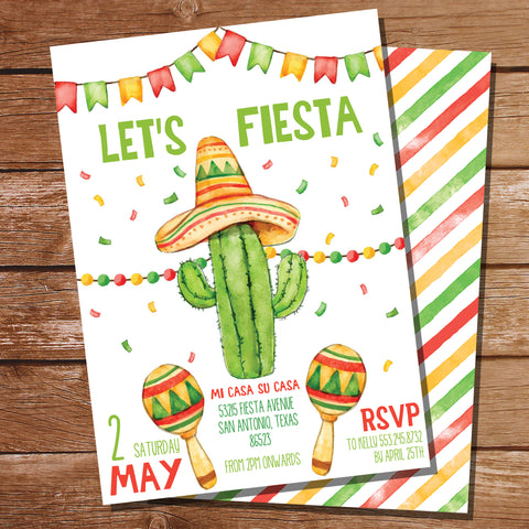Cinco De Mayo Fiesta Invitation
