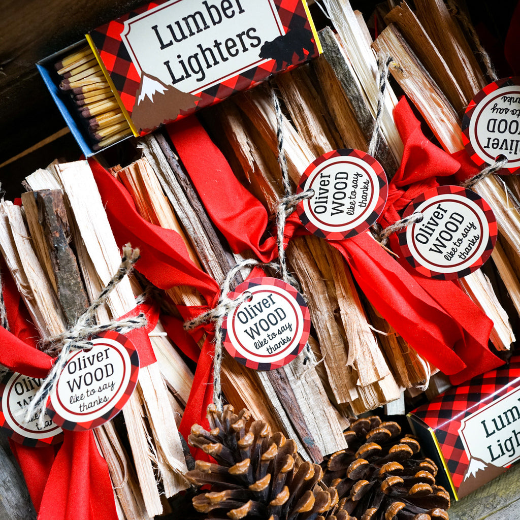 Little Lumberjack Party Favors | Wilderness Forest Party