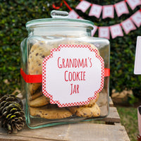 Little Red Riding Hood Party Jar Labels