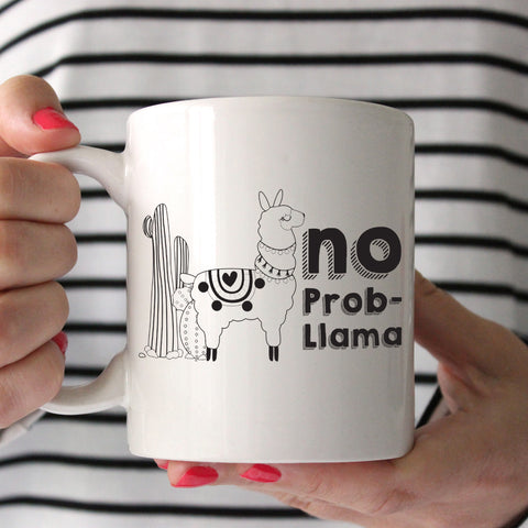 No prob-llama mug design