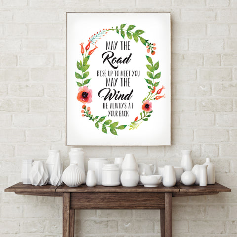 May The Road Rise Up Poster