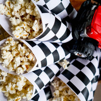 monster truck popcorn cones