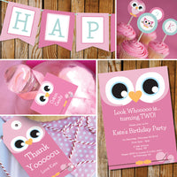 Cute Owl Birthday Party Decorations For A Girl